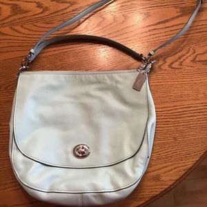 Coach Hobo Cross Body Mint/Sea-foam Green